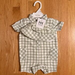 Haute Hippie Baby Boy 1 Piece Outfit W/Matching Hat